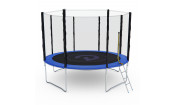 Батут с сеткой DFC PELPO 12ft с лестницей, BLUE Батут с сеткой DFC PELPO 12ft с лестницей, BLUE