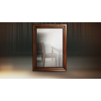 Зеркало Фоджи 2146х1546 (Глейс,Матовый лак 30%,Фреска/Сильвер)