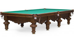 Бильярдный стол для русского бильярда "Rococo" (орех) Бильярдный стол для русского бильярда "Rococo" (орех)